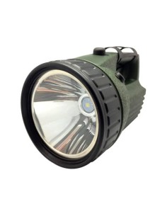 Torcia ricaricabile CFG Estreme Led waterproof IP44 LED 10W nero/verde Luce quadra - EL041