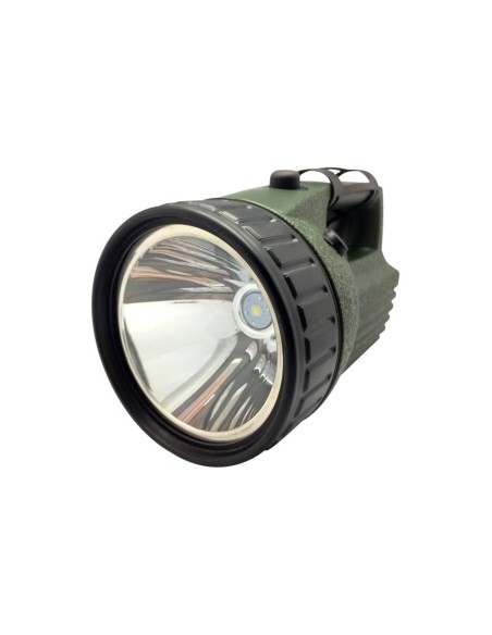 Torcia ricaricabile CFG Estreme Led waterproof IP44 LED 10W nero/verde Luce quadra - EL041