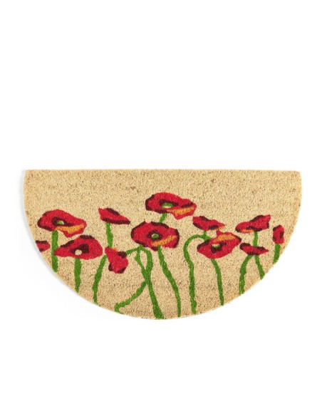Zerbino ''Coccogomma'' mezzaluna fondo in PVC Il Tappetino 40 x 75 cm - fantasie assortite - 0632G