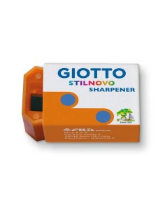Temperamatite Giotto Stilnovo Sharpener 1 foro - colori assortiti fluo - conf. 60 pezzi - 240000 2