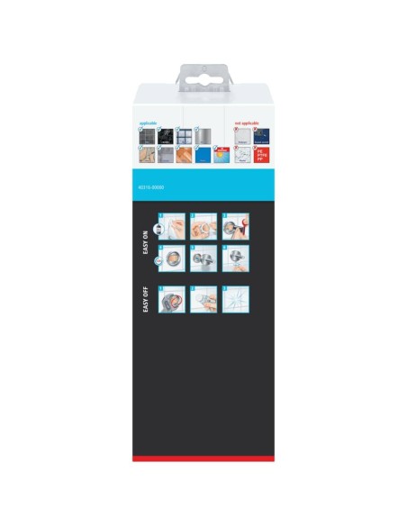 Portascopino WC tesa Smooz rimovibile e riutilizzabile 40316-00000-00