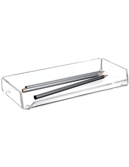 Portapenne MAUL a vaschetta acrilico trasparente 22x10x3 cm Z720010