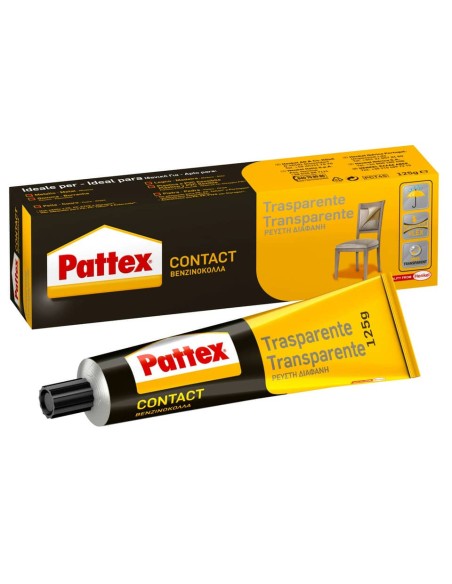 Adesivo a contatto permanente Pattex Contact trasparente 125 g - 1419322