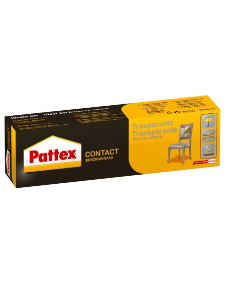 Adesivo a contatto permanente Pattex Contact trasparente 125 g - 1419322