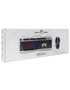 Kit Gaming Mouse 3200 Dpi e Tastiera USB con Retroilluminazione LED RGB, APACHE 2 2