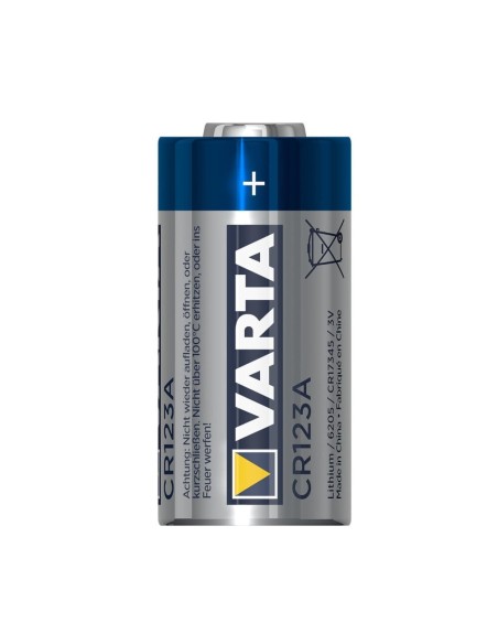Blister 1 Batteria 3V 1430 mAh Litio CR123A