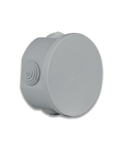 Scatola Rotonda IP44 di Derivazione da Parete con Passacavi