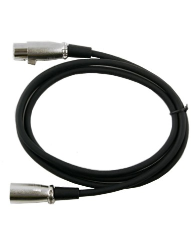 Cavo prolunga XLR Cannon 2 mt. col. Nero