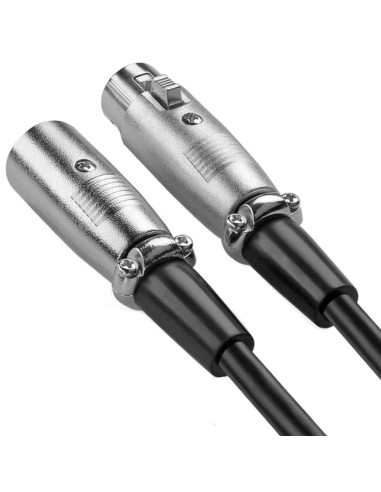 Cavo prolunga XLR Cannon 2 mt. col. Nero