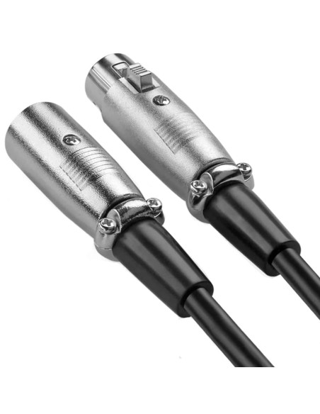 Cavo prolunga XLR Cannon 2 mt. col. Nero