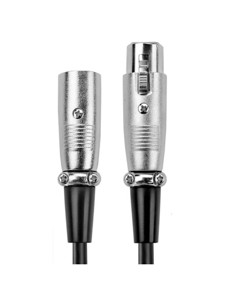 Cavo prolunga XLR Cannon 2 mt. col. Nero