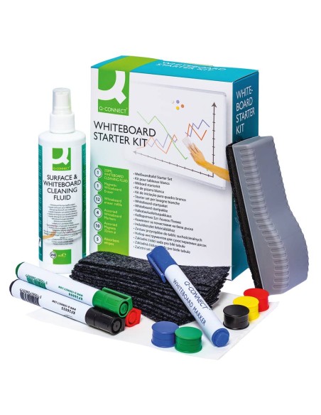 Starter kit per lavagne bianche magnetiche Q-Connect KF32153