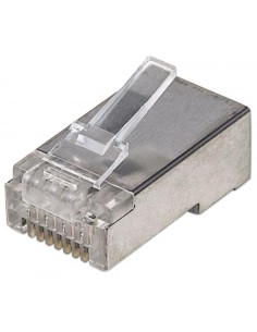 Confezione da 100 Plug Modulari RJ45 Cat.5e STP