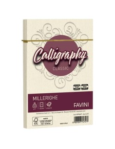 Busta Millerighe Favini formato 12x18 cm 100 g - conf. 25 pz