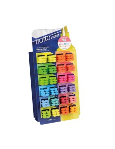 Espositore modulare 288 evidenziatori Tratto Video Fluo e Pastel - colori assortiti - F837500 2