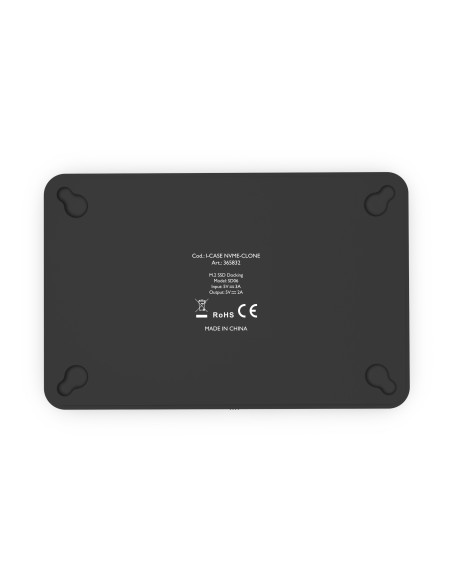 Docking Station Dual-Bay SSD M.2 NVME PCIe SATA 10 Gbps Duplicatori Clone Offline