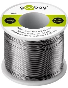 Stagno in Rotolo per Saldatura diam. 0,56 mm 250gr