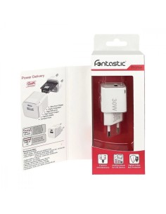 Caricabatterie GaN USB-A e USB-C™ Power Delivery 30W Ricarica Rapida Bianco 2