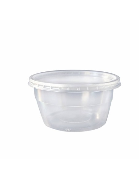 Coperchi trasparenti in polipropilene per contenitori conf. 50 pz Dopla Professional 350-500-750 ml - 28088