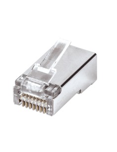 Confezione 50 Plug modulari RJ45 Passanti Cat6 FastCrimp
