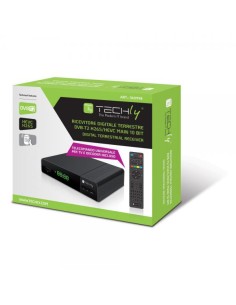 Decoder Ricevitore Digitale Terrestre DVB-T/T2 H.265 HEVC 10bit con Display e Telecomando Universale 2 in 1 2