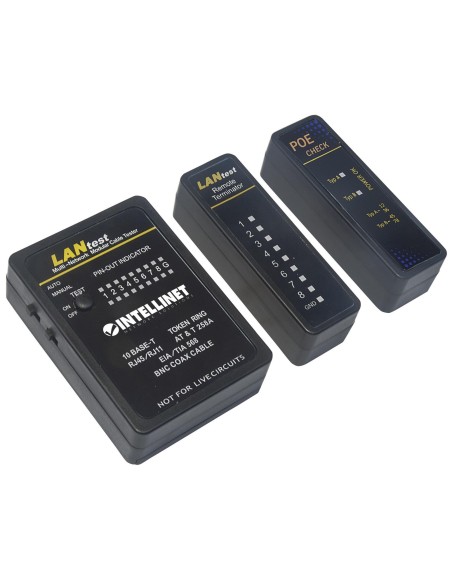 Tester Professionale POE RJ45 e BNC