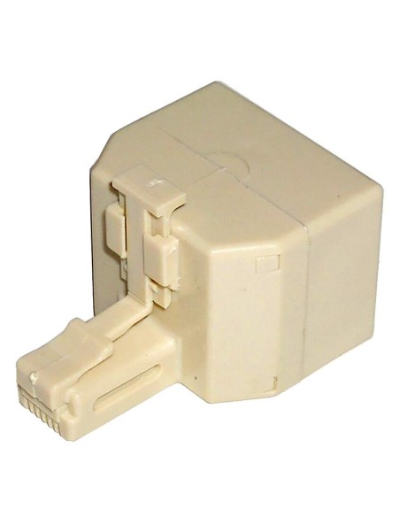 Accoppiatore telefonico duplex 6P6C M a 2x 6P4C F