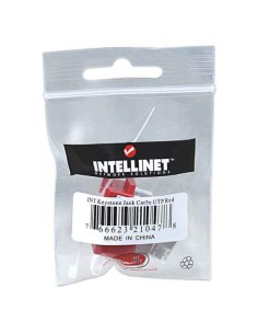 Frutto Keystone RJ45 Cat5e UTP Rosso 2