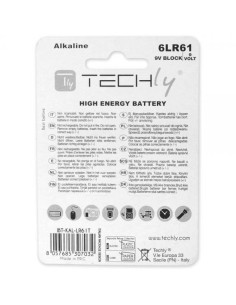 Blister 1 Batteria High Power Alcalina 6LR61 9V 2