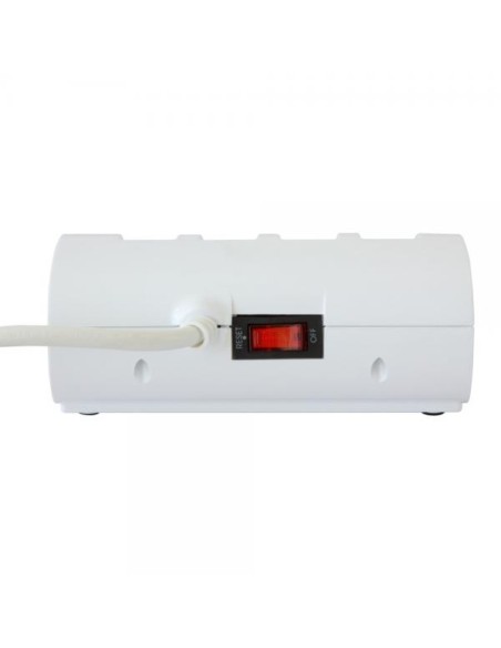 Multipresa da Tavolo 4 prese Italiane Bipasso 2 Schuko e 2 USB Bianca