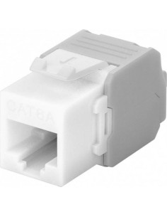 Frutto Keystone RJ45 Cat6A UTP 500MHz Bianco
