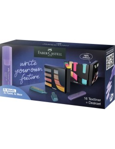 Set Faber-Castell da scrivania evidenziatori Textliner - 16 pezzi - colori assortiti - 254603 2