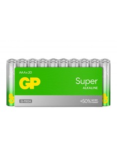 Confezione 20 Batterie GP Super Alcaline Ministilo AAA 24A/LR03