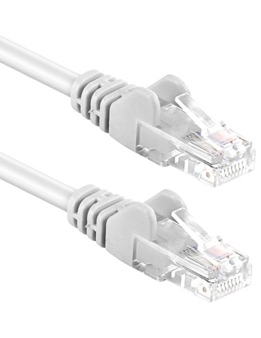 Cavo di rete Patch in Rame Cat. 6A Bianco UTP 3 metri