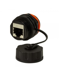 Accoppiatore RJ45 Cat.6A da panello IP68