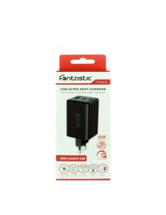 Caricatore Alimentatore GaN 100W 2x USB-C™ 1x USB-A Power Delivery Fast Charger Nero 2