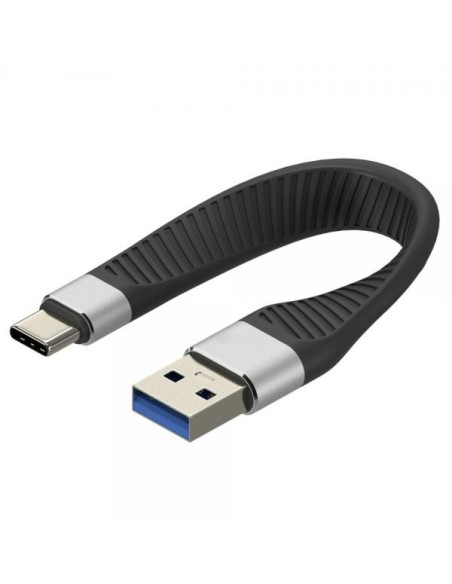 Cavo Corto Piatto USB-C™ Maschio a USB-A Maschio Ricarica Rapida FPC 12 cm