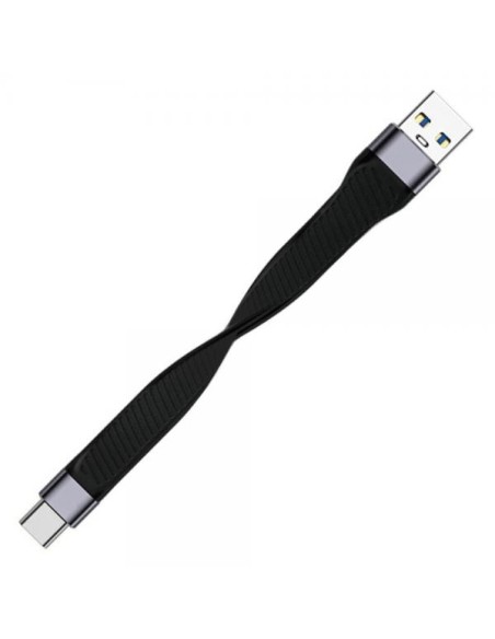Cavo Corto Piatto USB-C™ Maschio a USB-A Maschio Ricarica Rapida FPC 12 cm