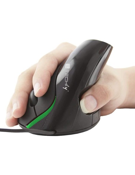 Mouse Verticale Ottico Ergonomico USB Nero