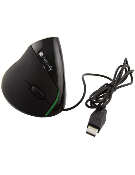 Mouse Verticale Ottico Ergonomico USB Nero
