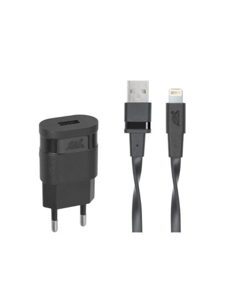 CARICATORE DA PARETE - 1A USB NERO