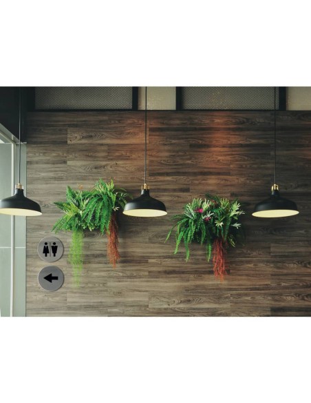Targhette adesive Securit® in acciaio inox - icone assortite - conf. 6 pezzi - SI-SS-SET