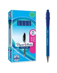 Penna gel a scatto M 0,7 Paper Mate FLEXGRIP GEL blu 2108213