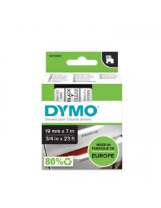 NASTRO D1 19MMX7M NERO/TRASP 2