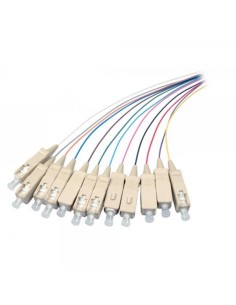 Set 12 Pigtail Fibra Ottica Multimodale OM2 SC 50/125 2 m