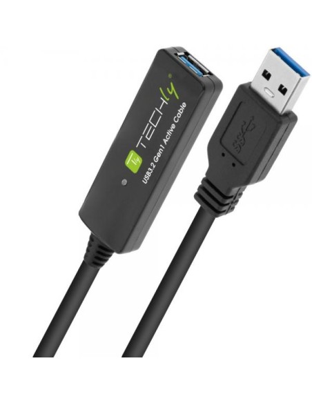 Cavo Prolunga Attivo USB3.2 SuperSpeed+ Estensore di Segnale 10m Nero