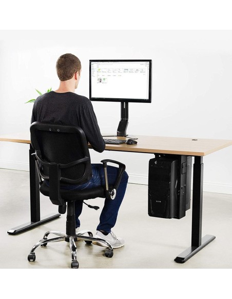 Supporto PC Sotto Scrivania / Parete Regolabile