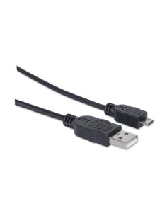 Cavo USB 2.0 A maschio/Micro B maschio 1m Nero 2