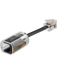 Plug Telefonico RJ10 Antiattorcigliamento per Cornetta con Cavo 30mm