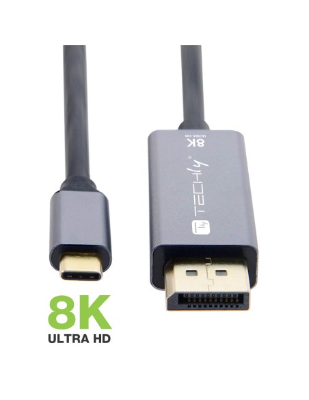 Cavo Adattatore USB-C™ 3.2 a Displayport 1.4 8K@60Hz 1,8 m